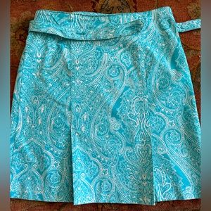 Talbot’s Petites | Cute Paisley Cotton Tennis  skirt | Size: 6P